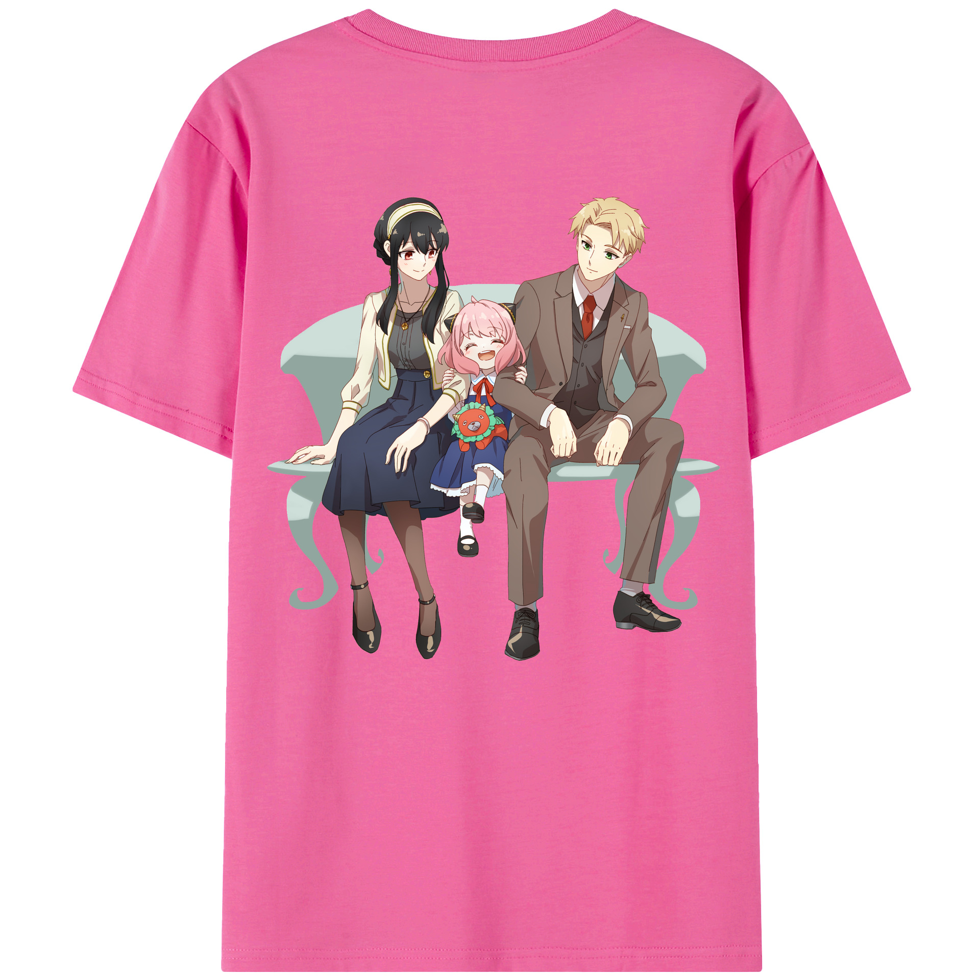 （画像用） SPY×FAMILY间谍家家酒 レディース半袖Tシャツ(バックプリント)